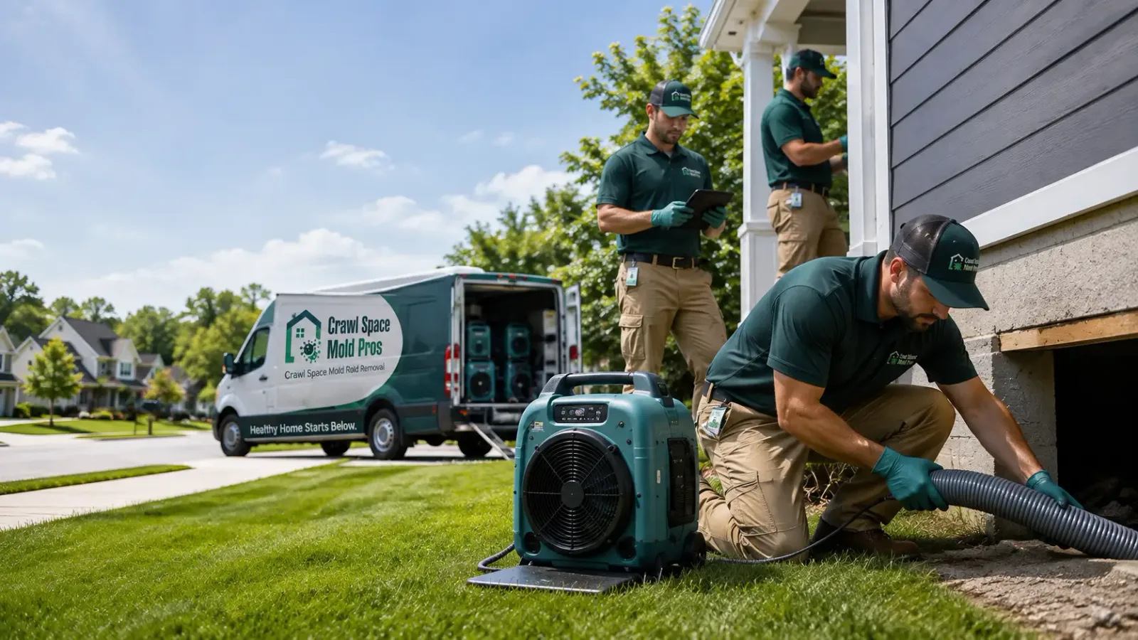 Crawl Space Mold Removal in Kirkwood, CA